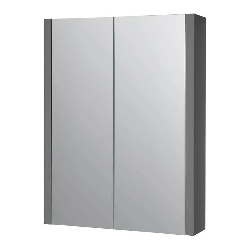Kartell K-VIT Purity 500mm Mirror Cabinet in Storm Grey Gloss (FUR118PU)