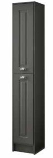 Kartell K-VIT Astley Floor Standing Side Unit - Matt Grey (FUR538AS)