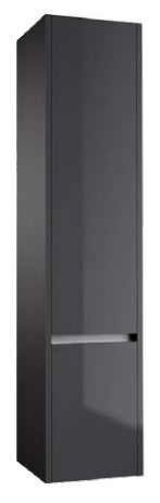 Kartell K-VIT City Wall Mounted Tall Unit - Storm Grey Gloss (FUR725CI)