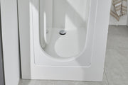 Access Florida compact walk in bath door open detail