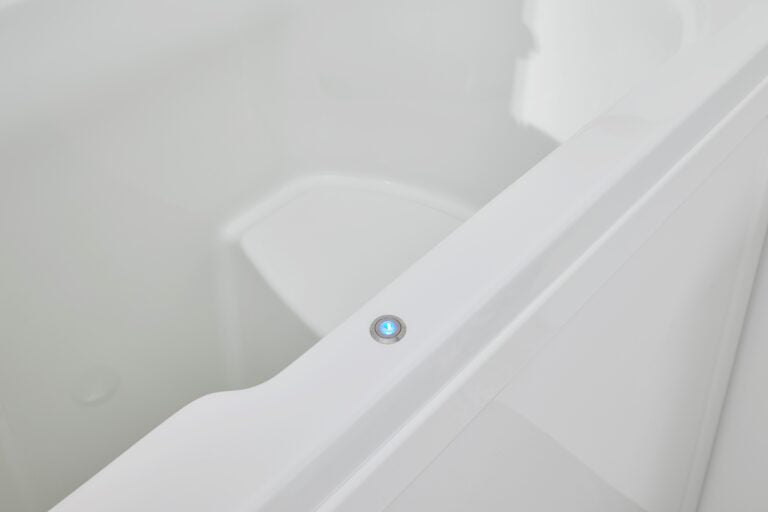 Access Florida compact walk in bath with mood lighting