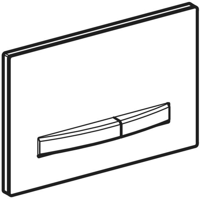 Geberit Aspire Sigma Dual Flush Plate Brushed Brass 115.672.QF.2
