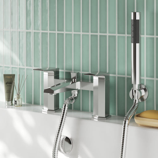 Nuie Hardy Chrome Bath Shower Mixer lifestyle image 1