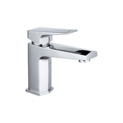 Nuie Hardy Chrome Mono Basin Mixer with Push Button Waste — HDY305