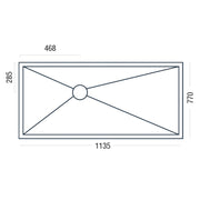 Essential Trade Deck 1135x770mm dimensions (P6820433)