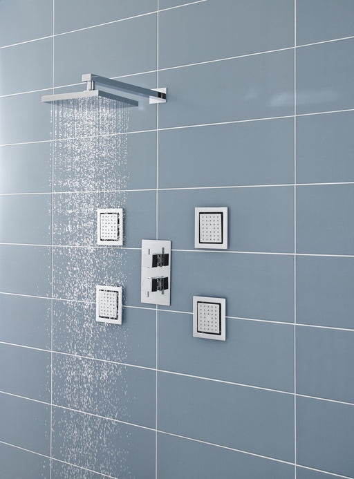 Nuie Chrome Fixed Shower Head lifestyle image