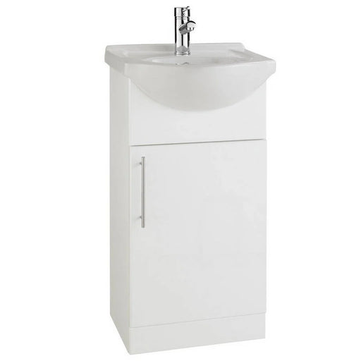 Kartell K-VIT Impakt 450mm Vanity Unit & Basin in Gloss White