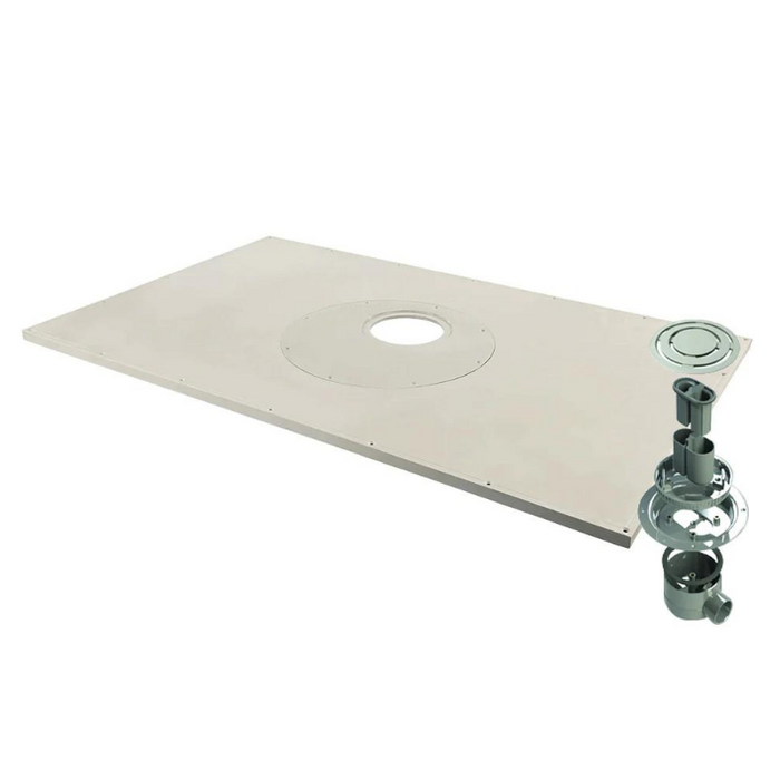 Impey Level Dec EasyFit Aqua-Dec 1000x1000mm Wet Floor Former for Vinyl Floor (ADE1010GRY)
