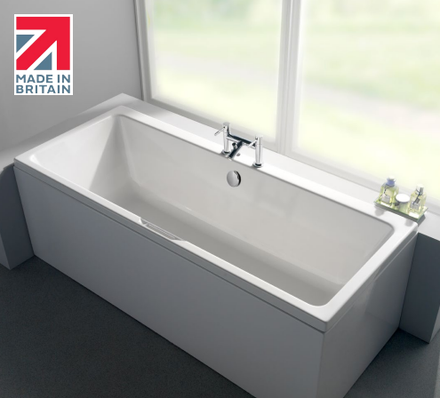 Carron Integra Double Ended Bath 1700 x 750mm 5mm Acrylic (02463)