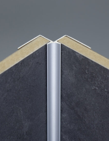 Selkie Satin Silver Internal Corner Trim – 2420mm