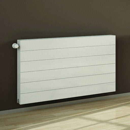 Kartell K-Flat Premium Type 11 divided flat panel horizontal radiator in white gloss