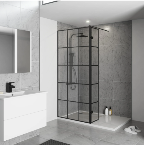 Kartell K-VIT KV8 Krittal Wetroom Screen 700 x 2000mm (KRI700W)