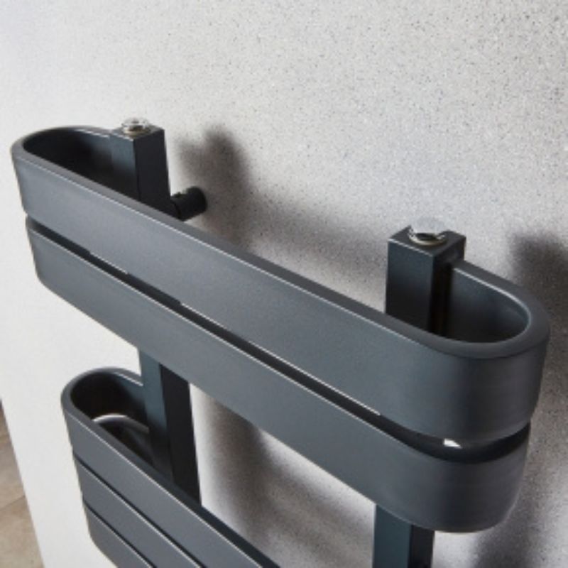 Kartell K-VIT Tampa 1200 x 500 Towel Rail Anthracite (TAM1200-500A)