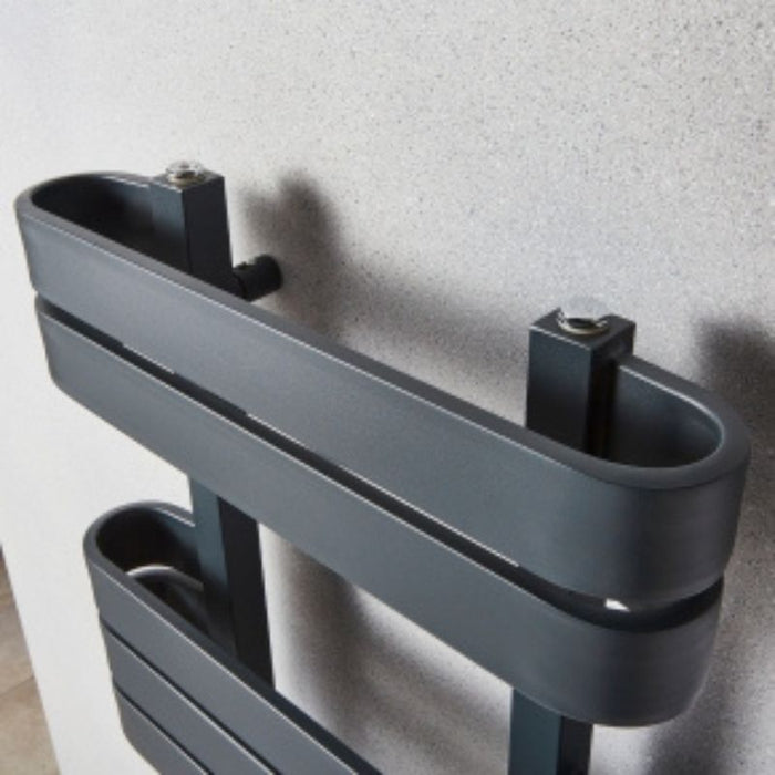 Kartell K-VIT Tampa 1200 x 500 Towel Rail Anthracite (TAM1200-500A)