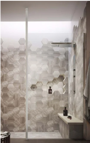Kartell K-VIT Wetroom Screen Ceiling Support Post 2m (KON201WP)