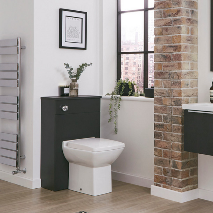 Kartell K-VIT Kore 500mm WC Unit - Matt Dark Grey (KOR500WC-G)