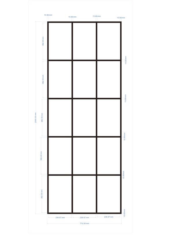 Kartell K-VIT KV8 Krittal Wetroom Screen 800 x 2000mm (KRI800W)
