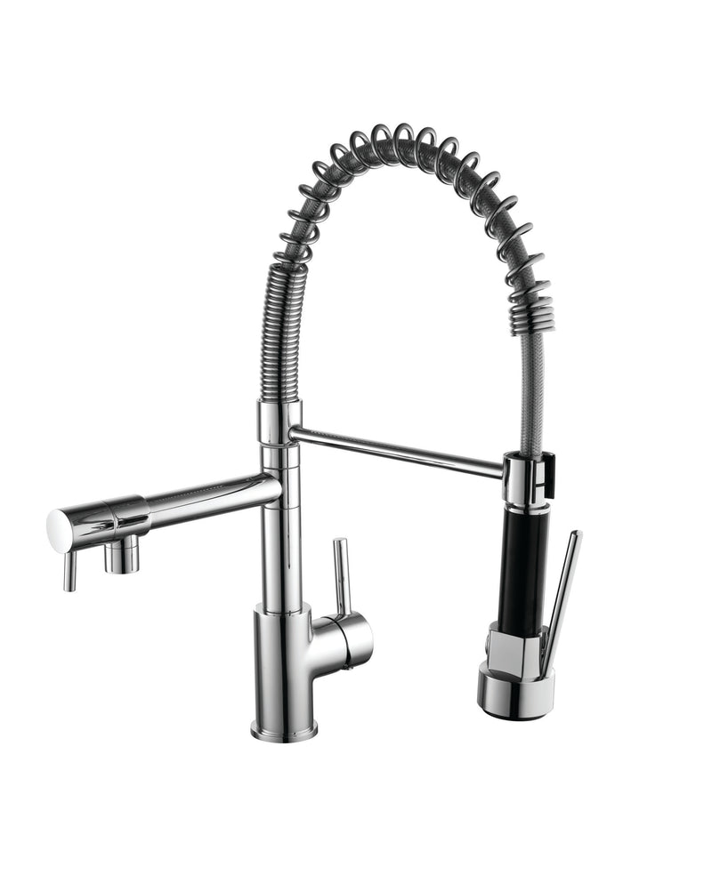 Kartell K-VIT Dual Spout Kitchen Sink Mixer Tap Chrome (KST002)