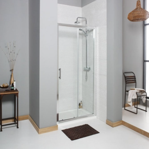 Kartell K-VIT KV6 Sliding Shower Door 1400mm (SIX1400SD)