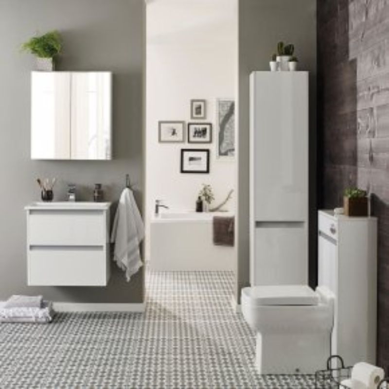 Kartell K-VIT City WC Unit - White Gloss (FUR701CI)