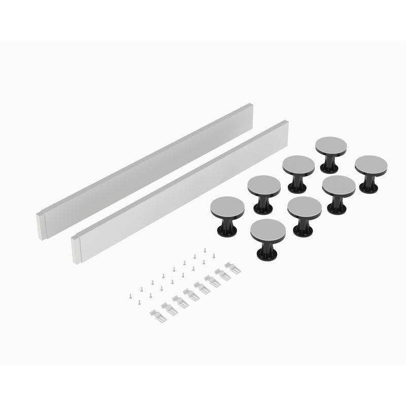 Nuie Easy Plumb White Leg & Plinth Set