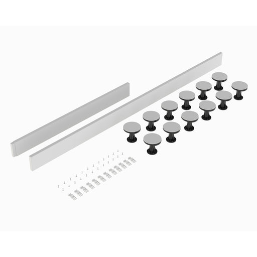 Nuie Easy Plumb White Leg & Plinth Set