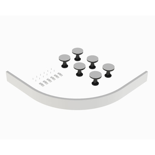 Nuie Easy Plumb White Leg & Plinth Set