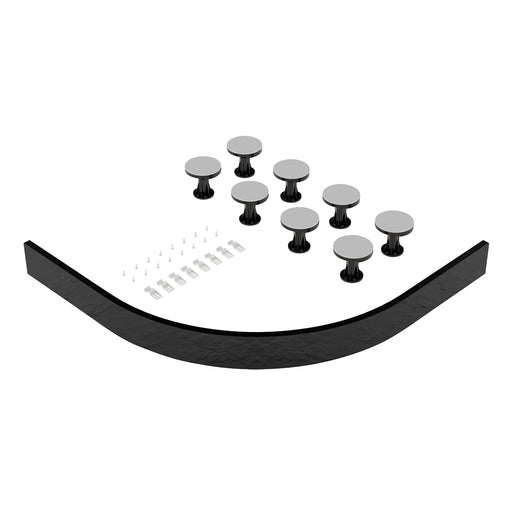 Nuie Easy Plumb Slate Grey Leg & Plinth Set