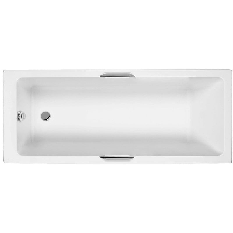 Kartell K-VIT Luxe Gripped 1500x700 Bath With Legs (LUX1570SE)
