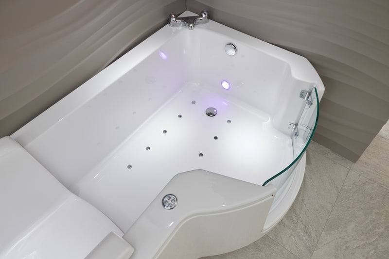 Access Louisiana walk in bath with mood lighting
