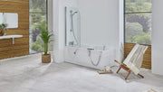 Access Montana walk in bath with glass shower screen
