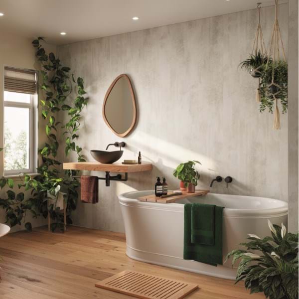 White Gypsum matt wall panel from the Multipanel Pure Collection