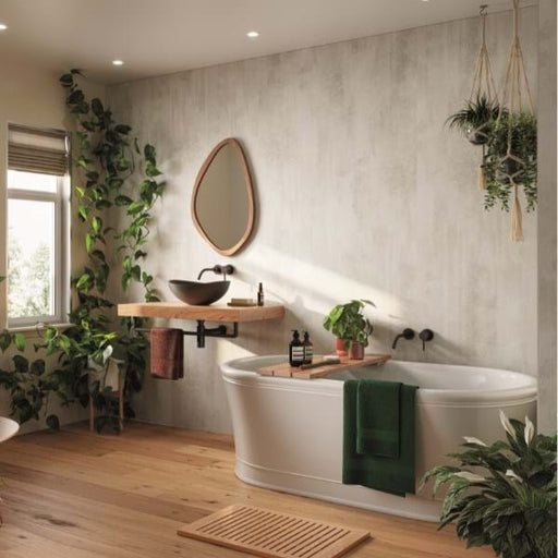 White Gypsum matt wall panel from the Multipanel Pure Collection