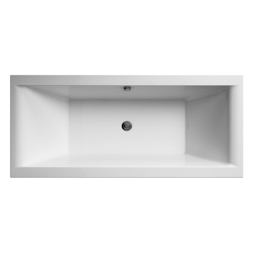 Nuie Asselby Square Double Ended Bath with legs