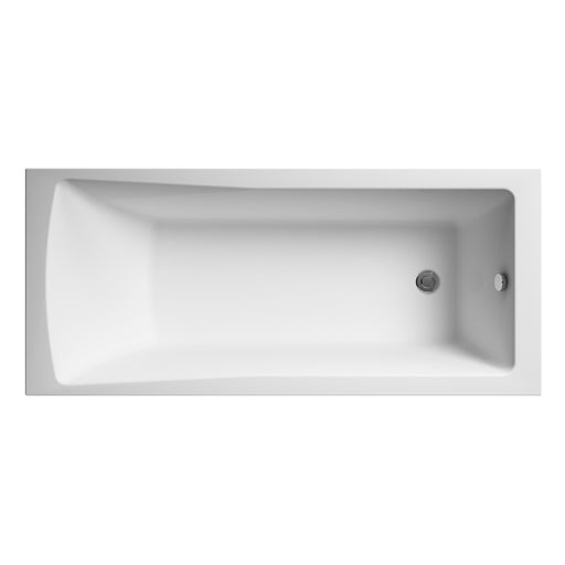 Nuie Linton Square Single Ended Bath with legs