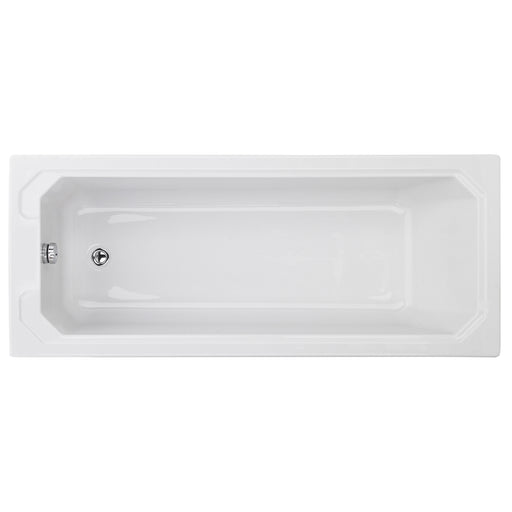 Nuie Ascott Art Deco Single Ended Bath 1700 x 700mm with legs