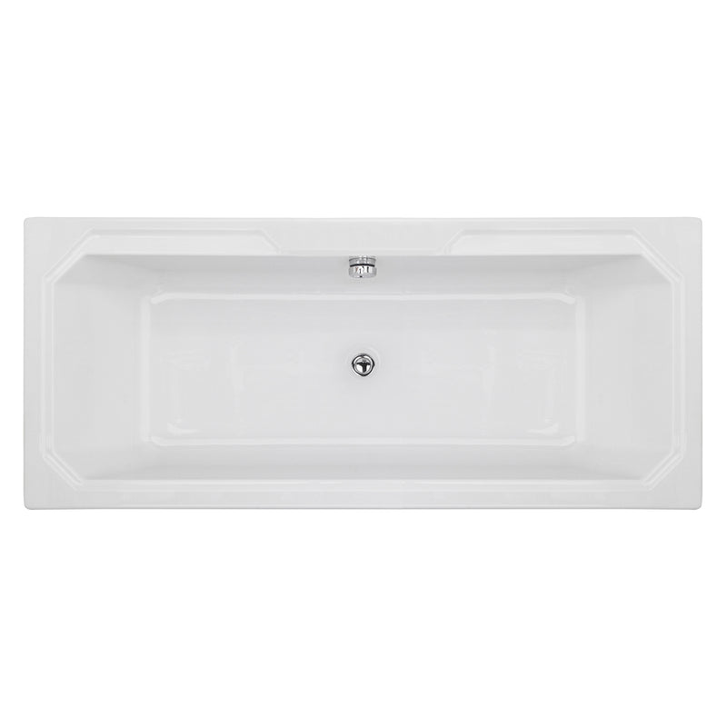 Nuie Ascott Art Deco Single Ended Bath 1800 x 800mm with legs