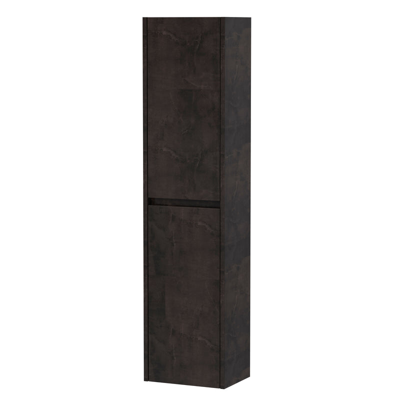Nuie Havana 350mm Wall Hung Tall Cabinet - Metallic Slate