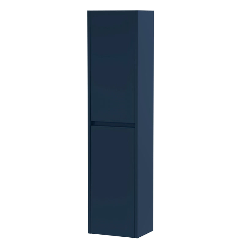Nuie Havana 350mm Wall Hung Tall Cabinet - Indigo Blue