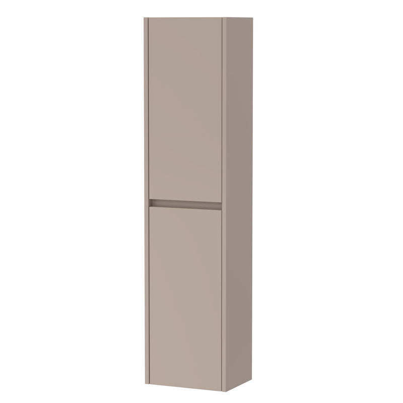 Nuie Havana 350mm Wall Hung Tall Cabinet - Soft Linen