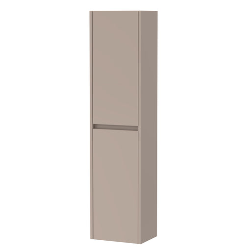 Nuie Havana 350mm Wall Hung Tall Cabinet - Soft Linen