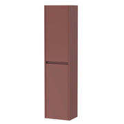 Nuie Havana 350mm Wall Hung Tall Cabinet - Smoked Red