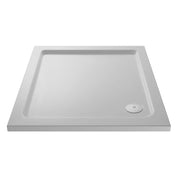 Nuie White Slip-Resistant Slimline Square Shower Tray