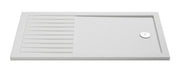 Nuie White Slip-Resistant Walk In Wetroom Rectangular Shower Tray