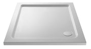 Nuie White Slimline Square Shower Tray