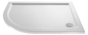Nuie White Slimline Offset Quadrant Shower Tray
