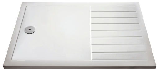 Nuie White Walk In Wetroom Rectangular Shower Tray