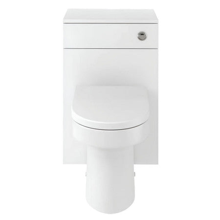 Kartell K-VIT Options 24 500mm WC Unit – White Gloss & Matt Cool Grey (OPT500WC-WT)(OPT500WC-CG)