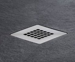 Kartell K-VIT Naturals Stone Effect Graphite Shower Tray 1400x700mm (STOR1407GP)