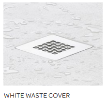 Kartell K-VIT Naturals Stone Effect White Shower Tray 1600x800mm (STOR1608WT)